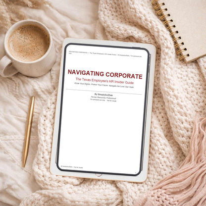 Texas Employee Rights Guide PDF | HR Insider Handbook | At-Will Texas Non-Compete Payday Law