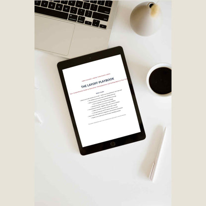 The Layoff Playbook | Severance Negotiation & Layoff Rights Guide | WARN Act, COBRA, Unemployment Help PDF | Digital Download