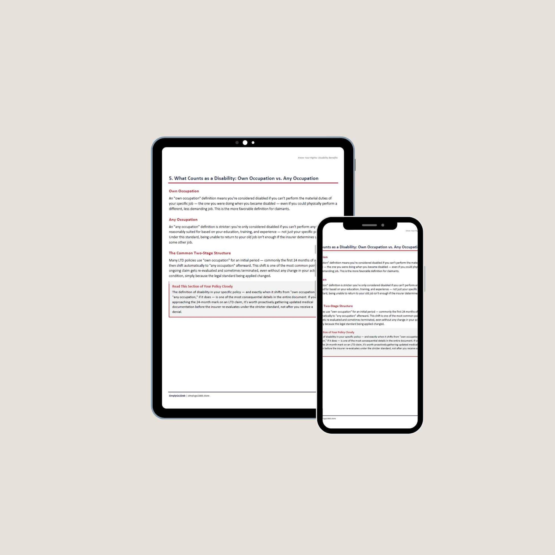 Disability Decoded: STD & LTD Insurance Guide | Know Your Rights PDF