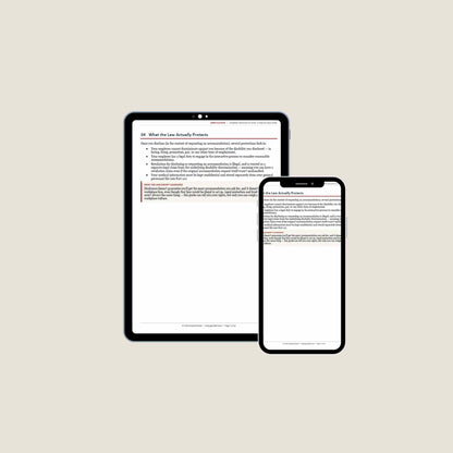 Disability Disclosure at Work Guide | Workplace Rights & Scripts PDF