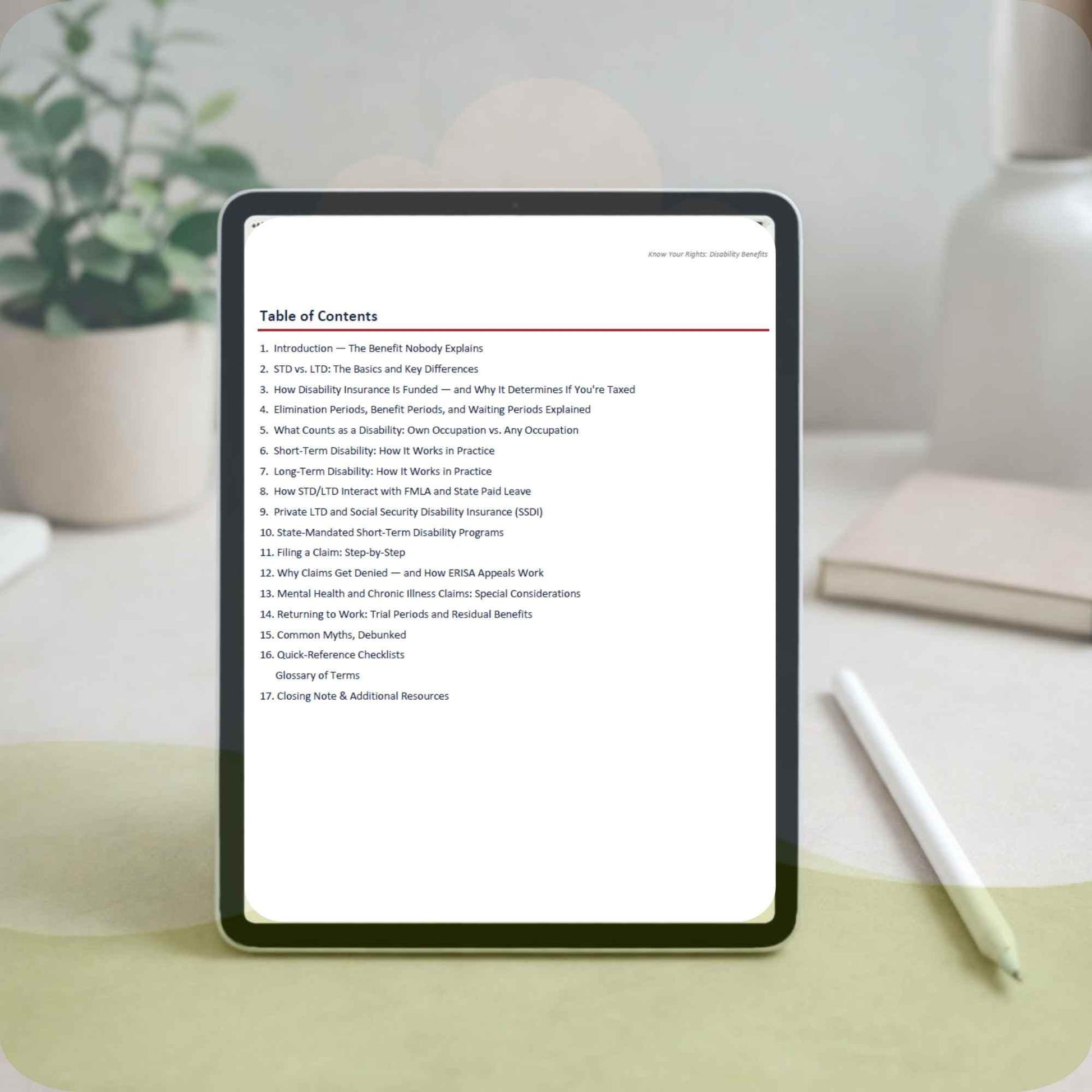 Disability Decoded: STD & LTD Insurance Guide | Know Your Rights PDF