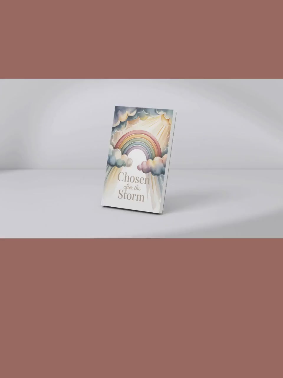 Chosen After the Storm Rainbow Baby Wall Art Printable Nursery Faith Decor